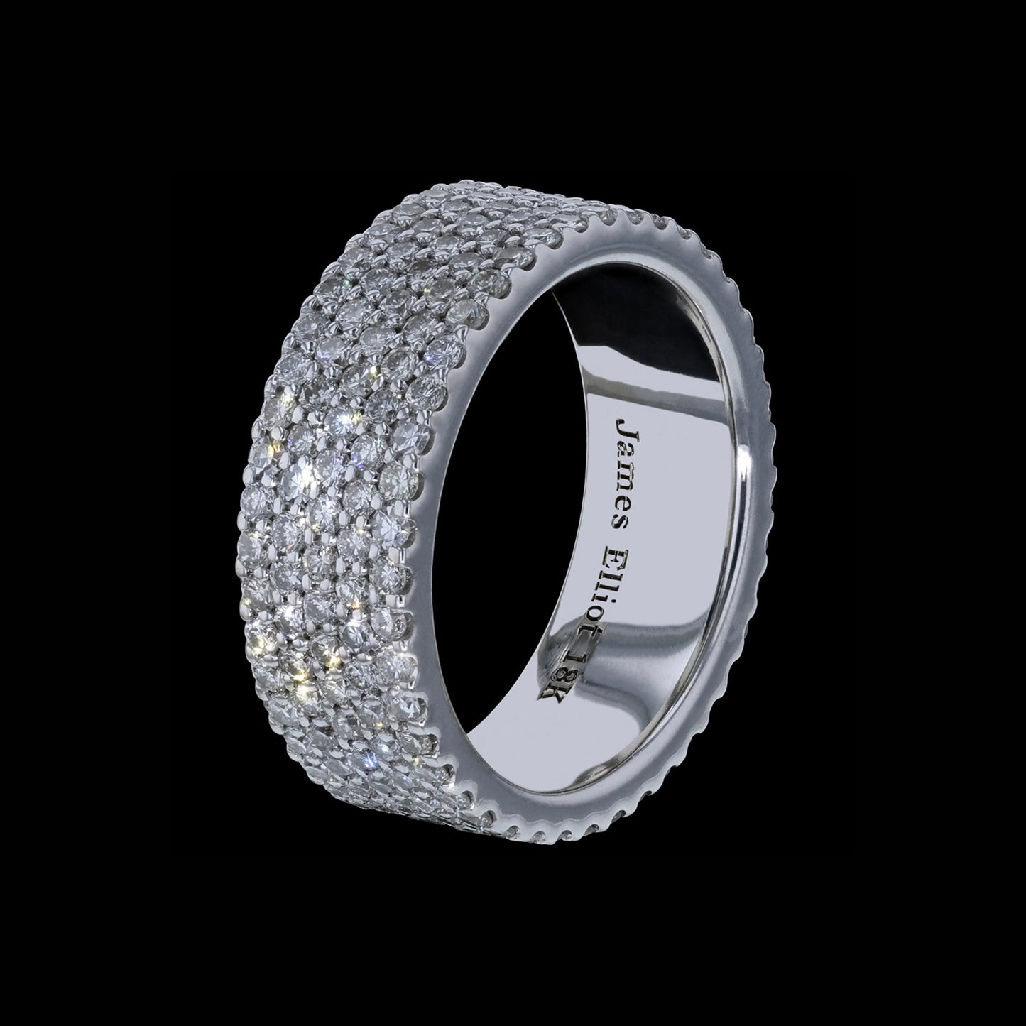 Band Diamond Pave 5