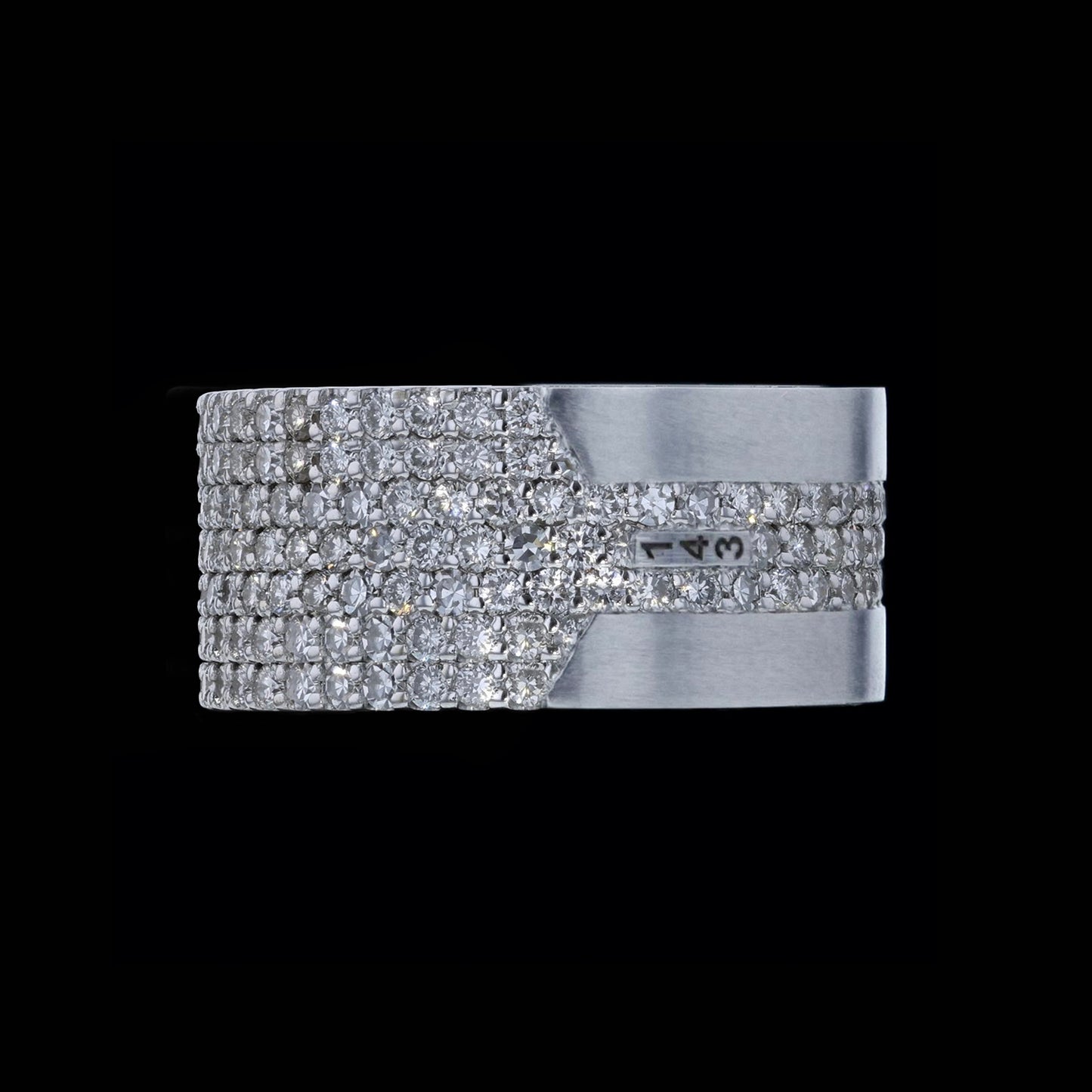 Band Diamond Pave 7