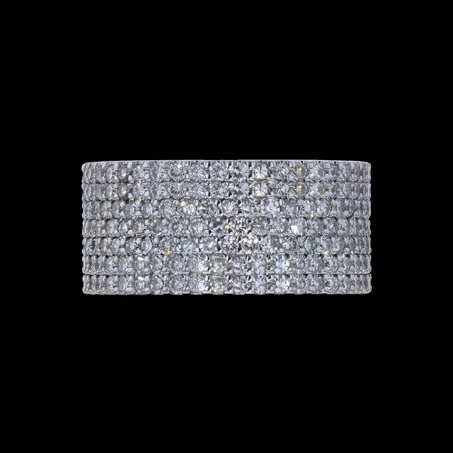 Band Diamond Pave 7