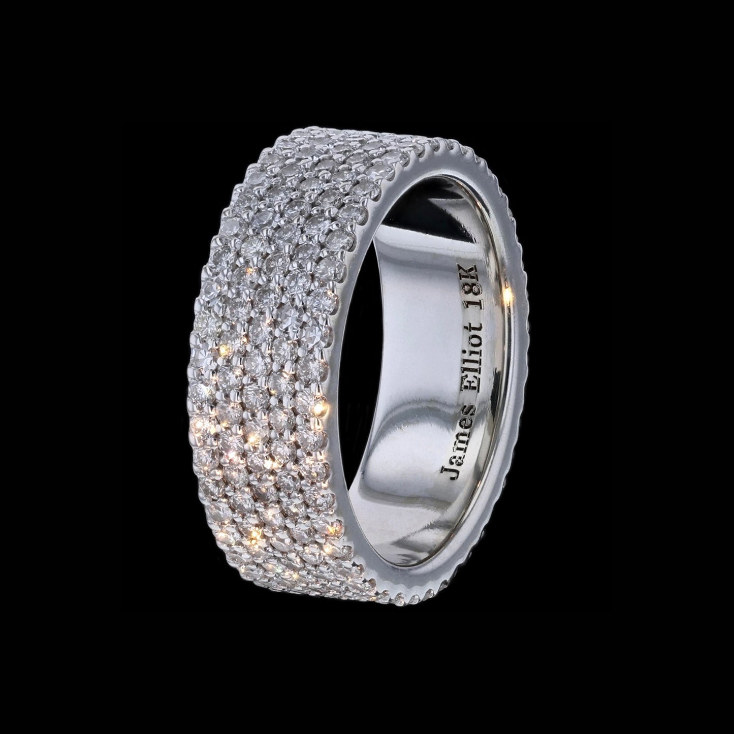 Band Diamond Pave 5