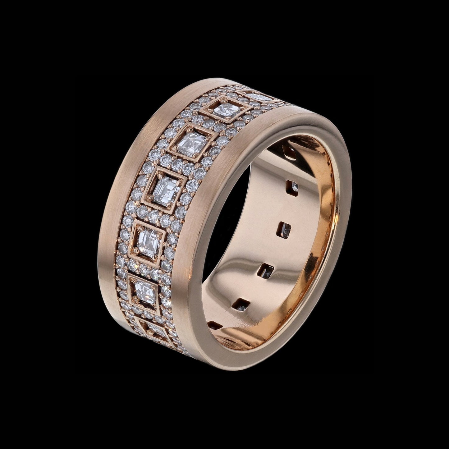 Band Windows Asscher Rose