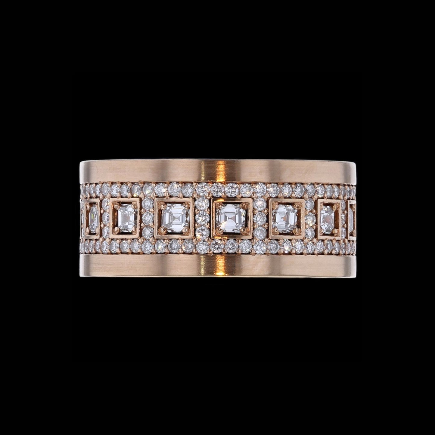 Band Windows Asscher Rose