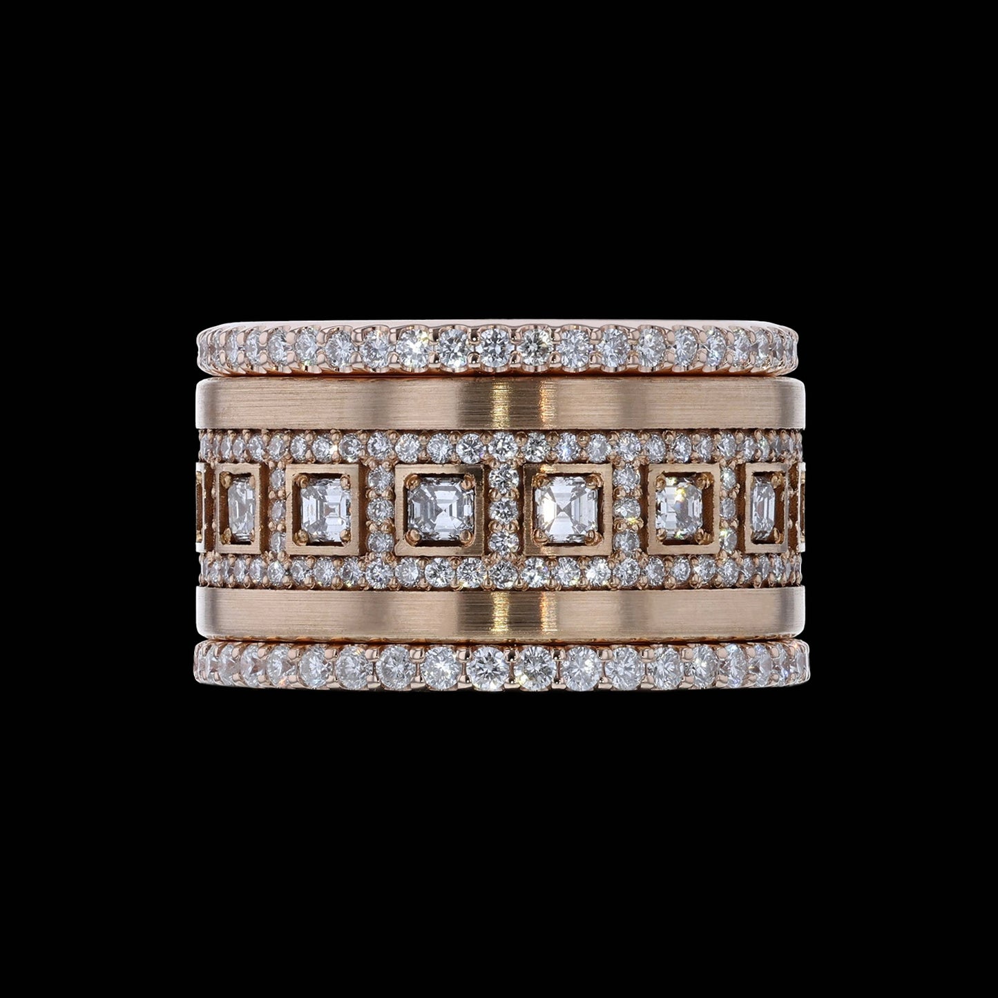 Band Windows Asscher Rose