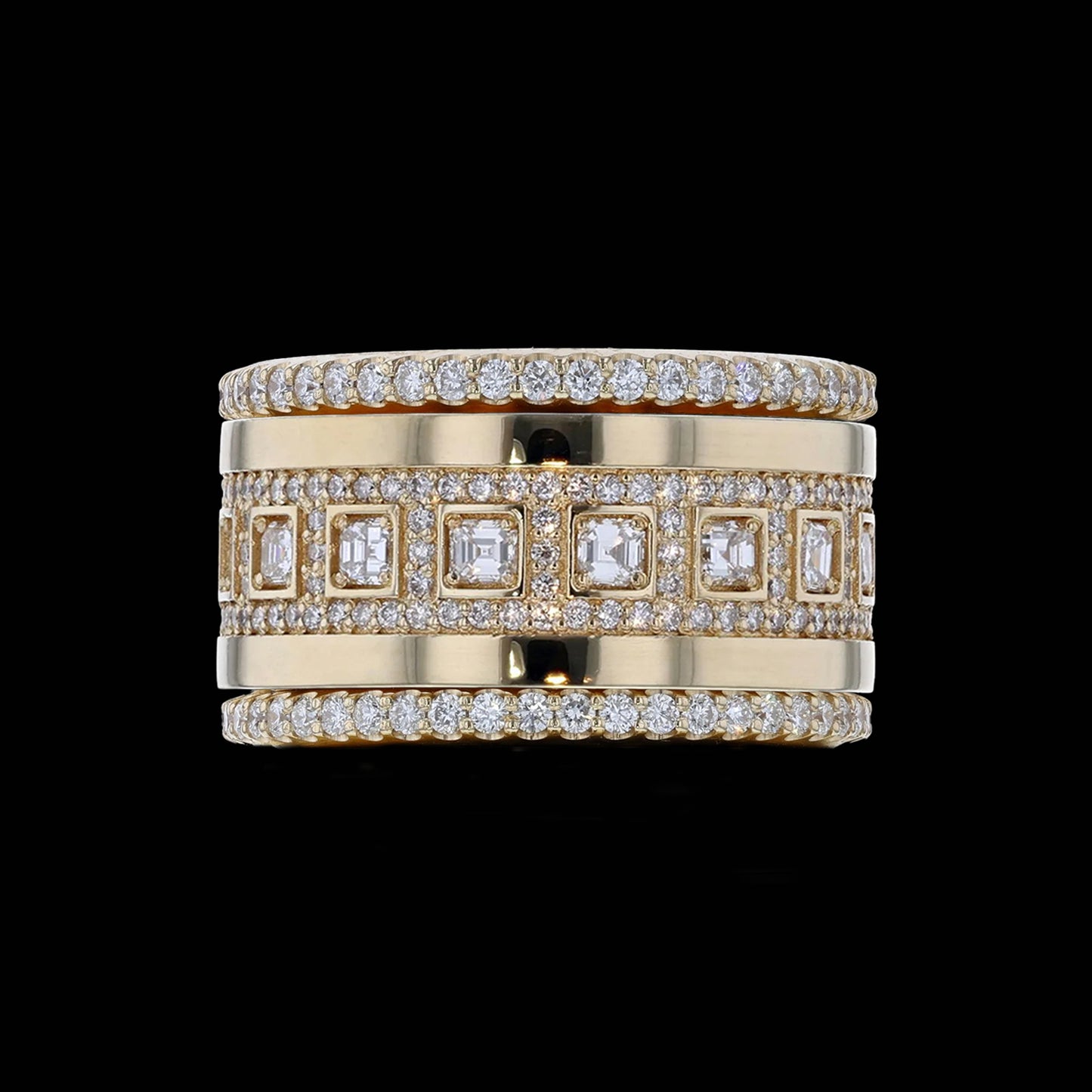 Band Windows Asscher Yellow