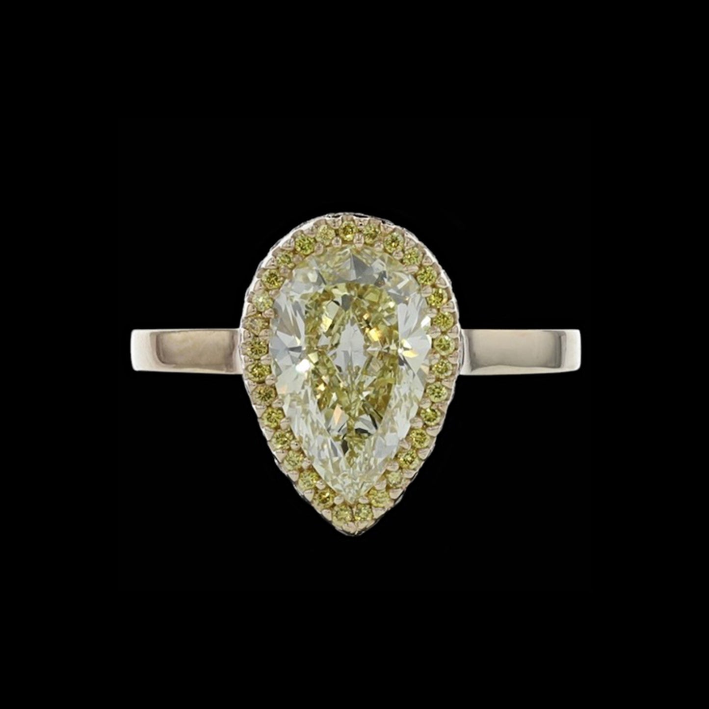 Ring Slide Pear Yellow