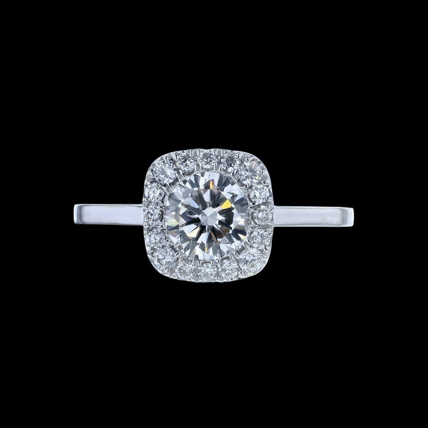Ring Slide Brilliant Cushion