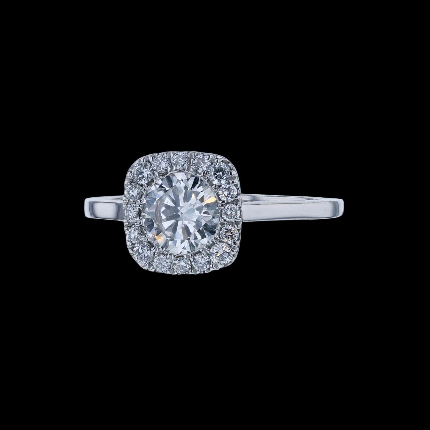 Ring Slide Brilliant Cushion