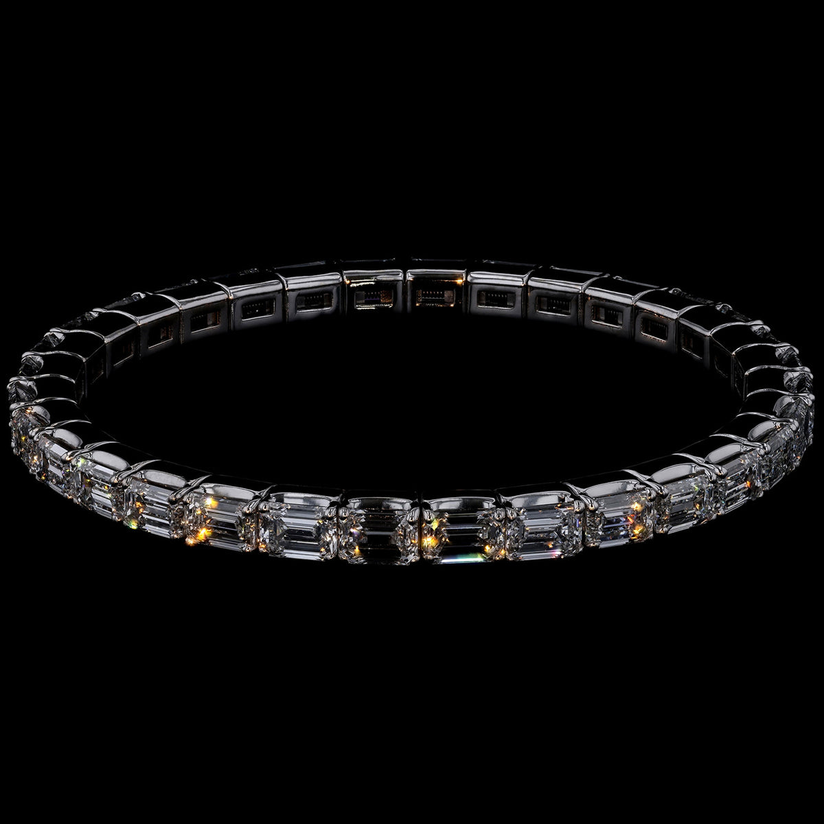 Bracelet Flex Emerald Diamonds
