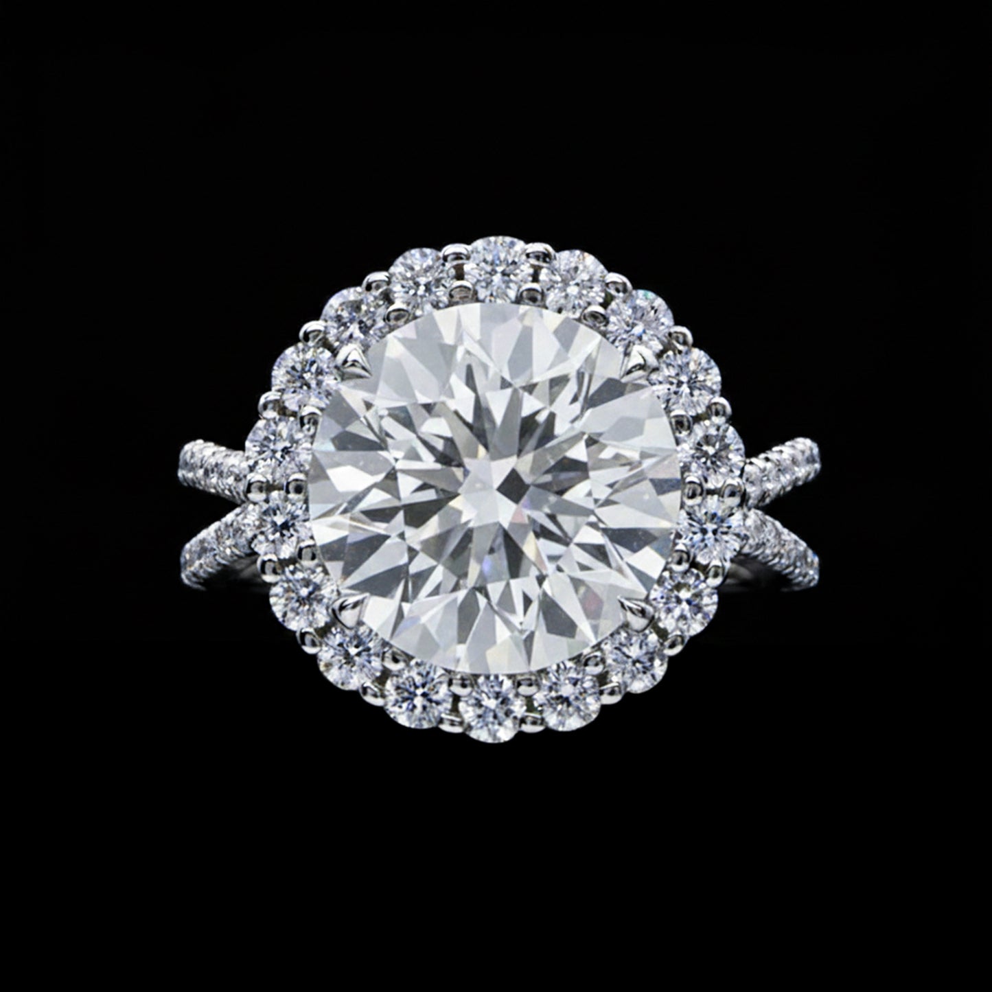 Ring Slide Brilliant Cushion Frames