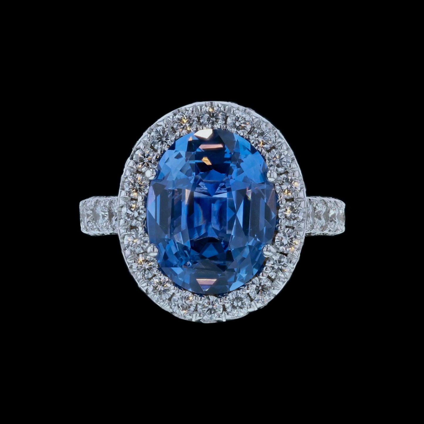 Ring Slide Oval Sapphire 6.29