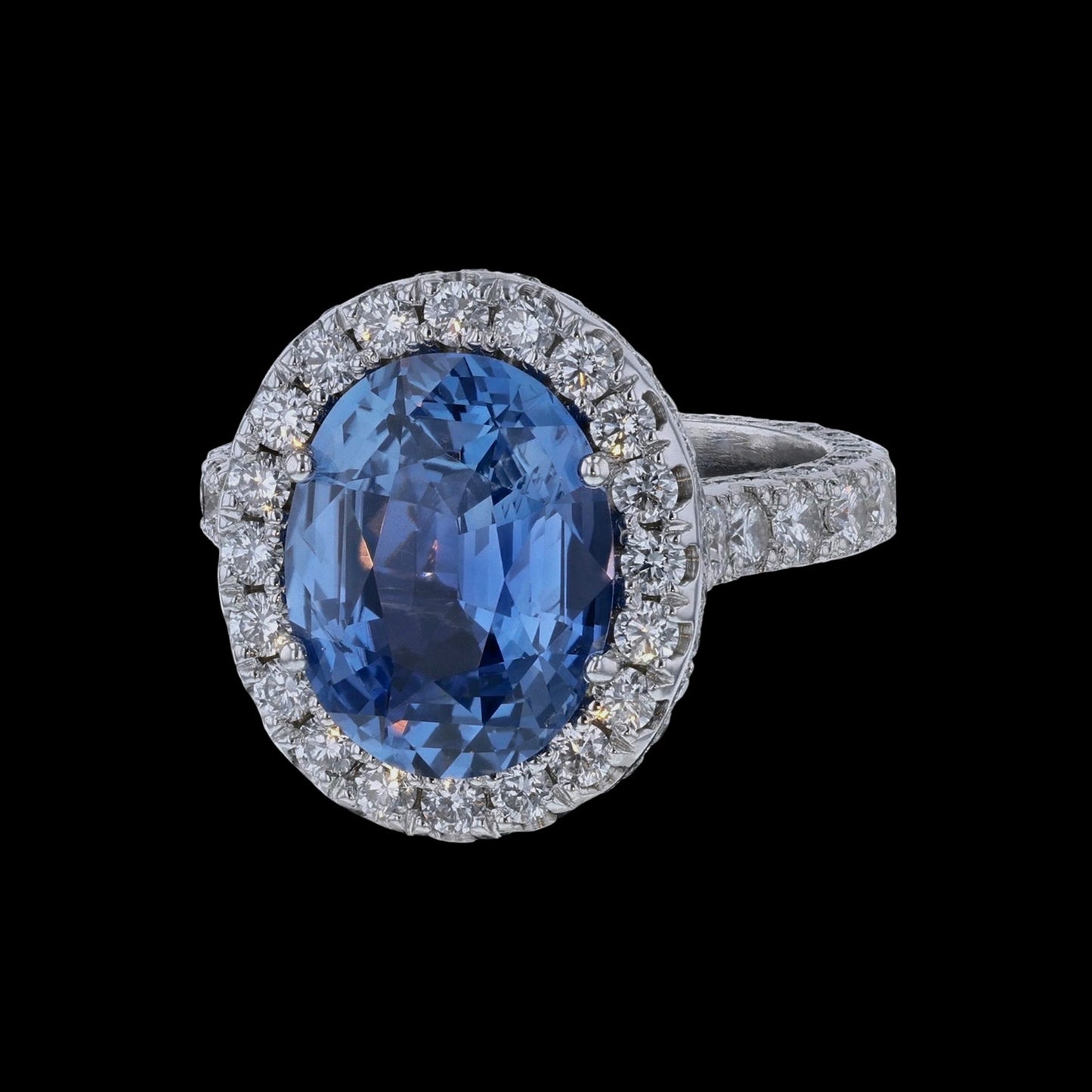 Ring Slide Oval Sapphire 6.29