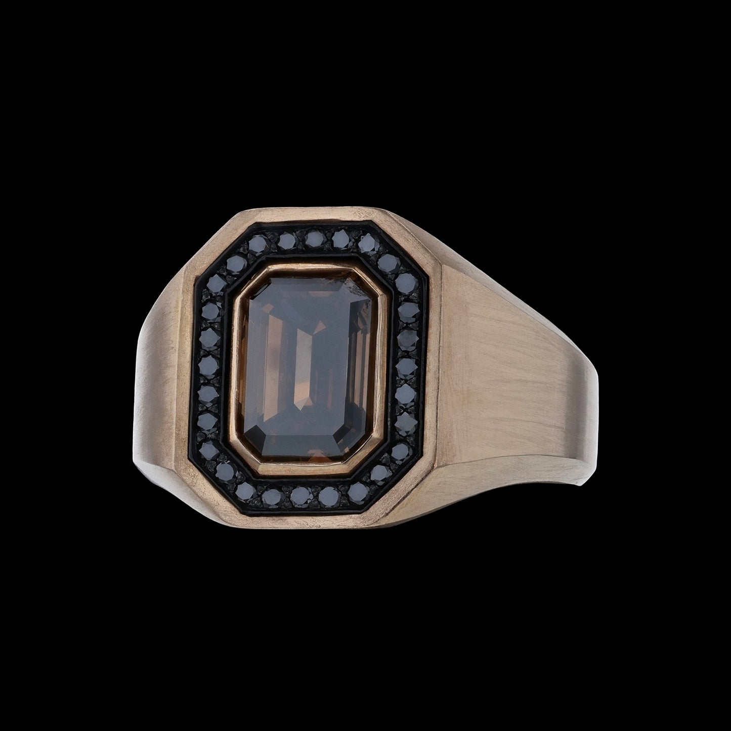 Ring Signet Cognac