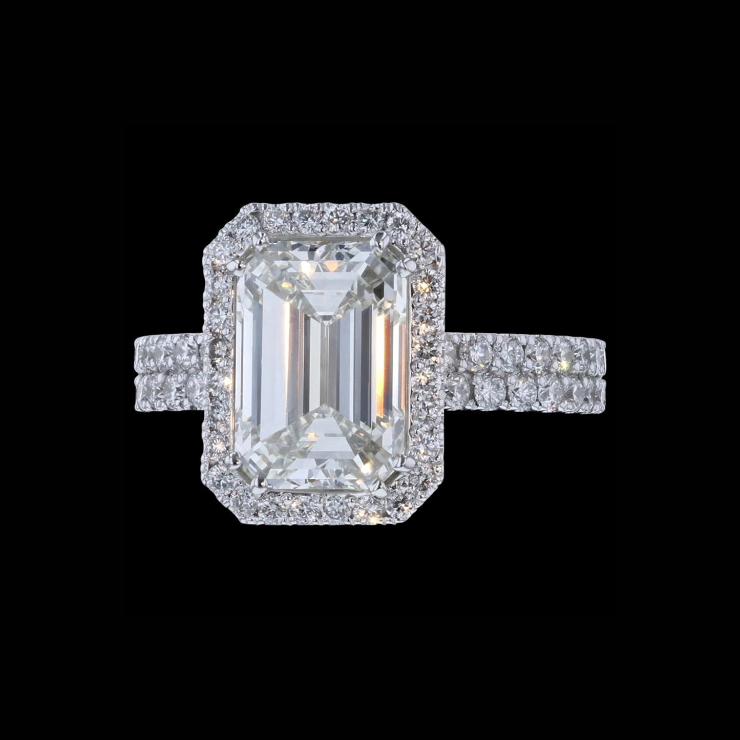 Ring Slide Emerald Diamond 2