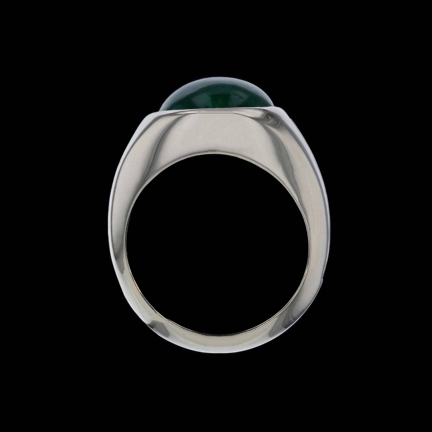 Ring Gypsy Emerald Cab