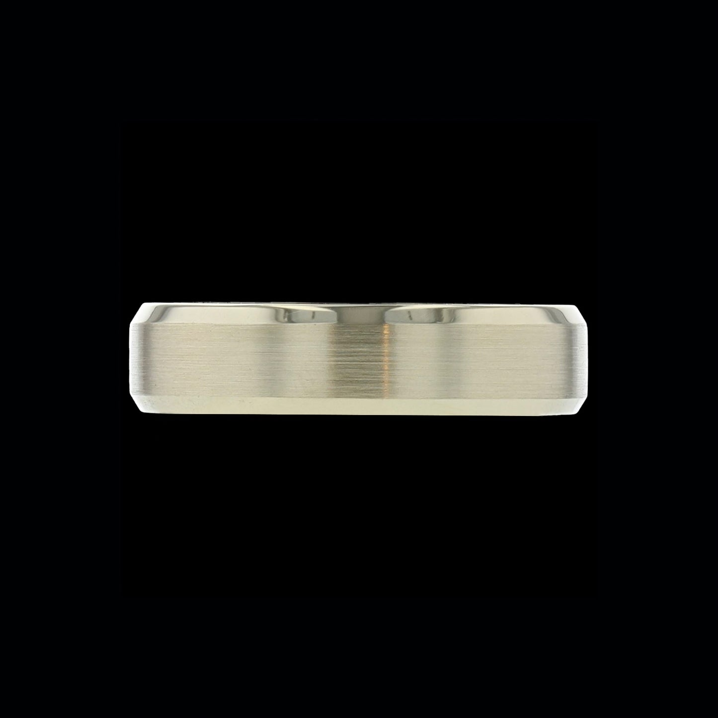 Band Bevel White Gold