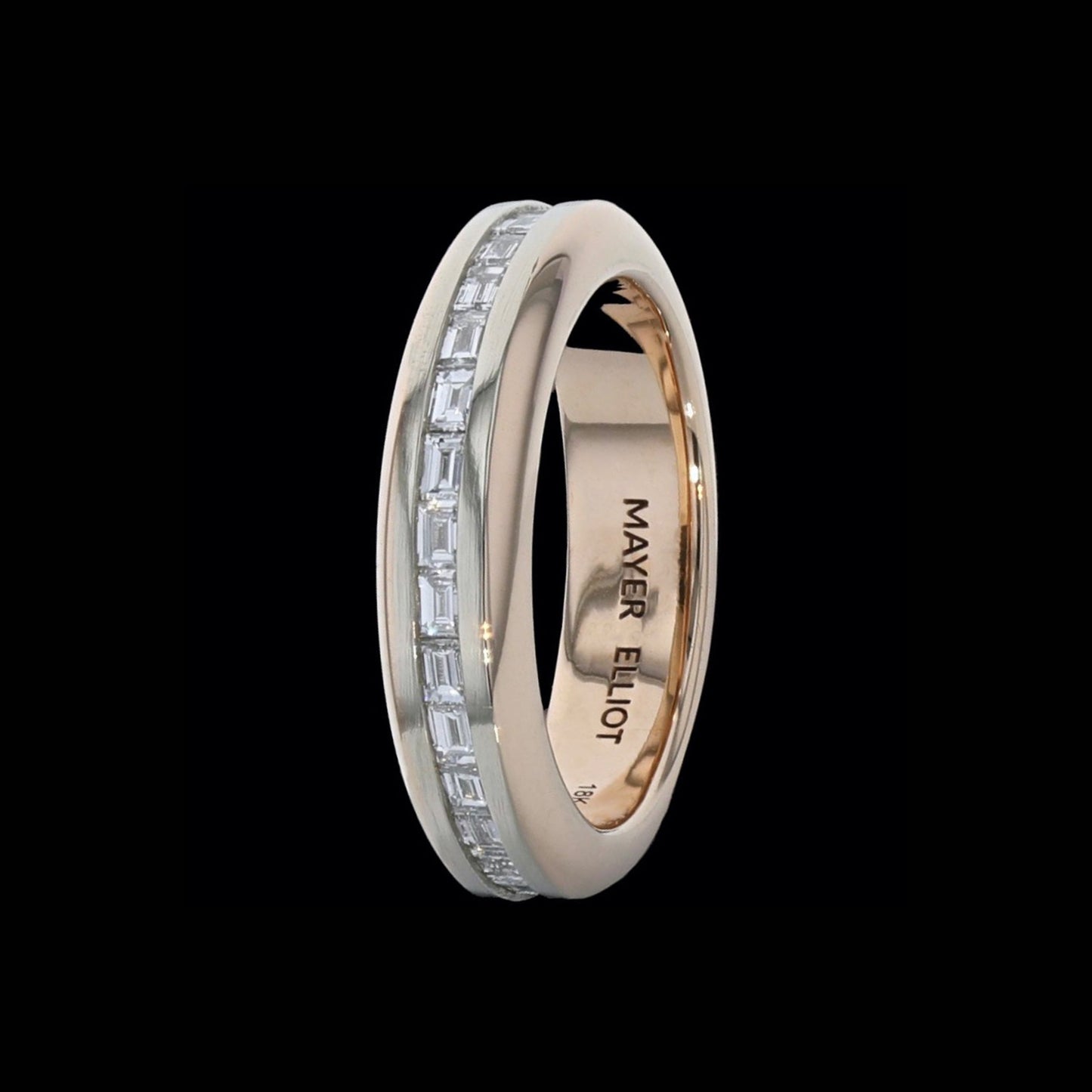 Band Cloud Diamond Baguette