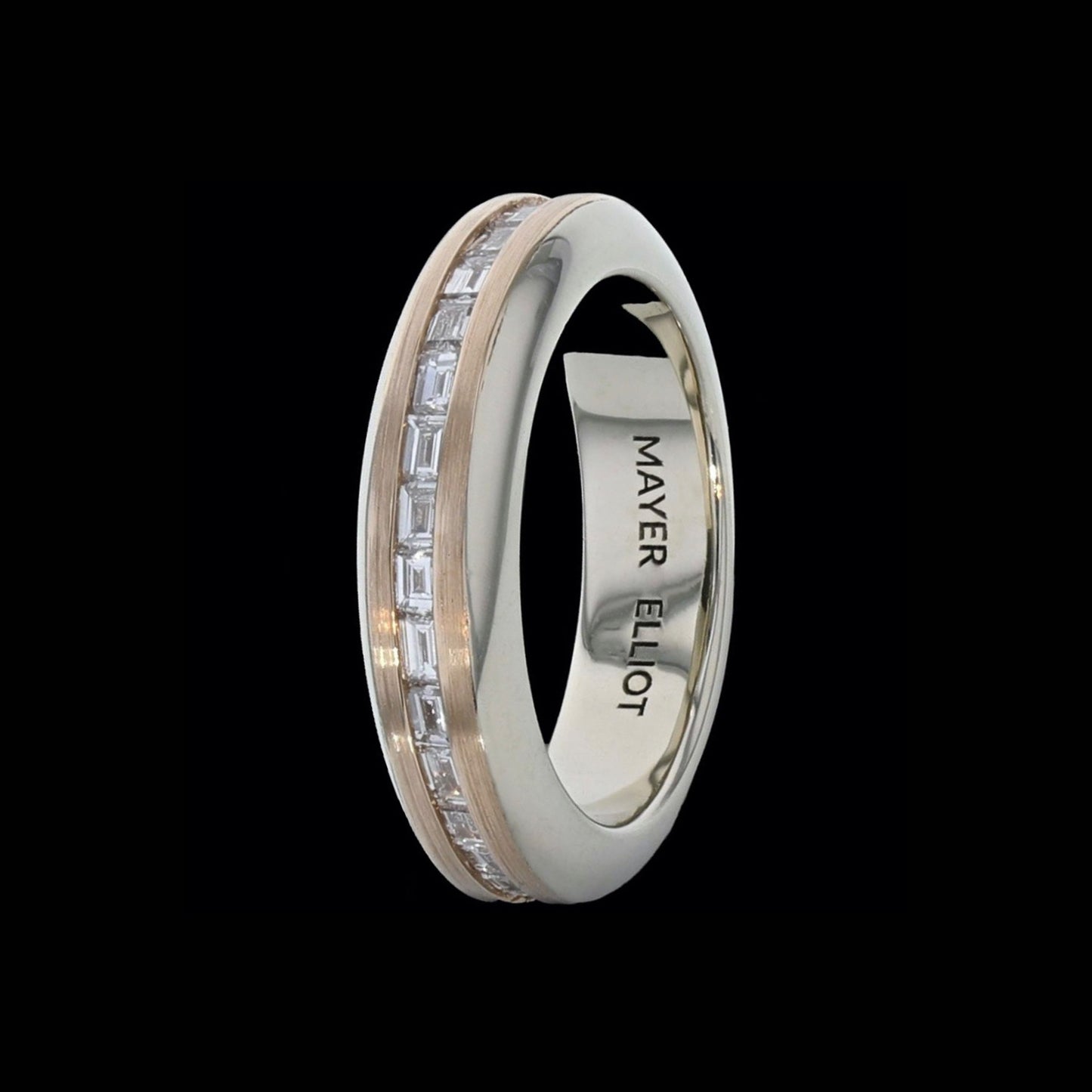 Band Cloud Diamond Baguette