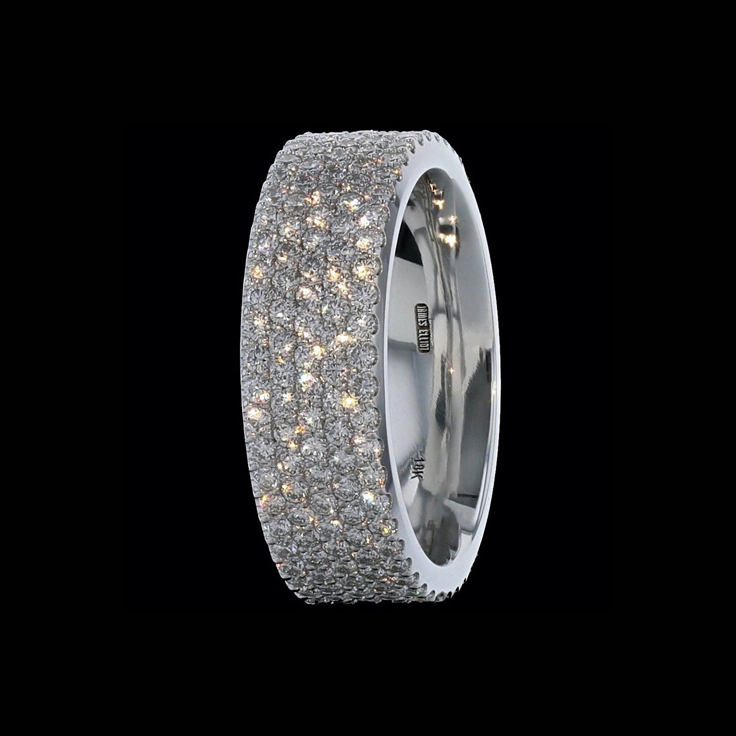 Band Diamond Pave 5