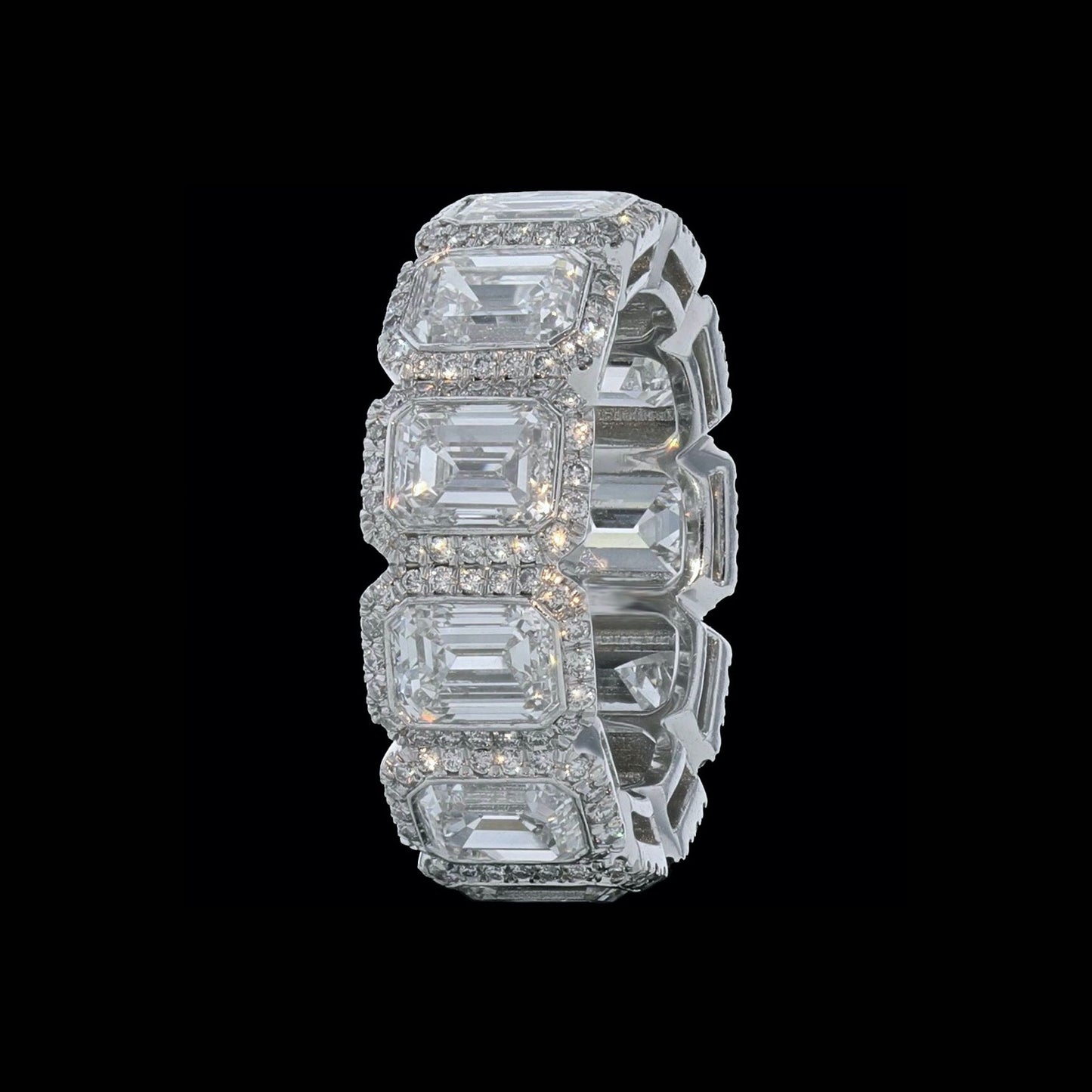 Band Emerald Diamond Frames 7.81