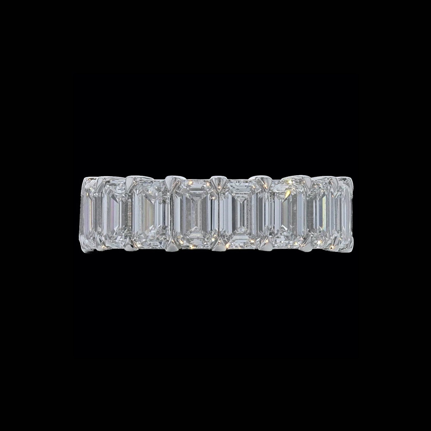 Band Emerald Diamonds 9.29