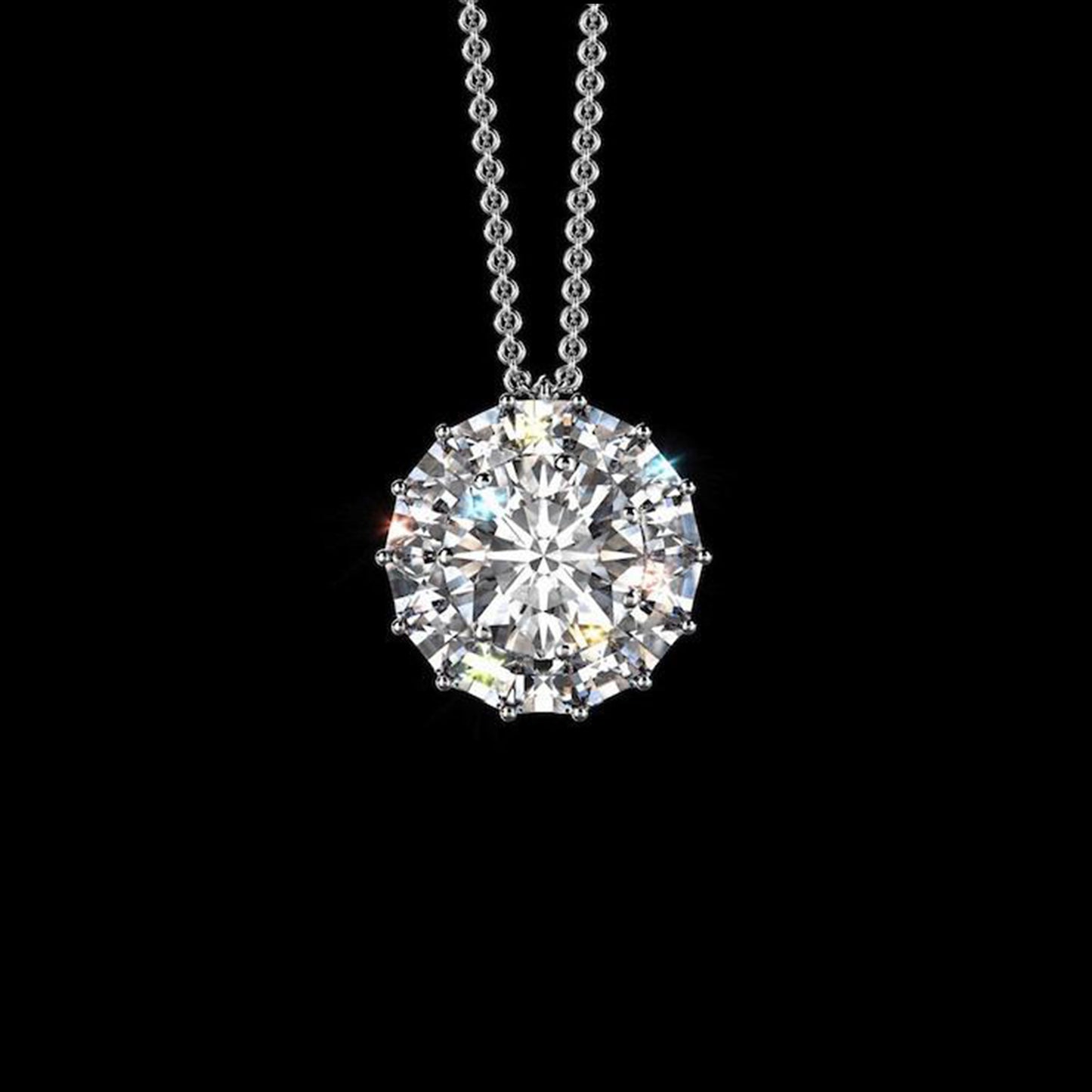 Necklace Brilliant Blaze Frame