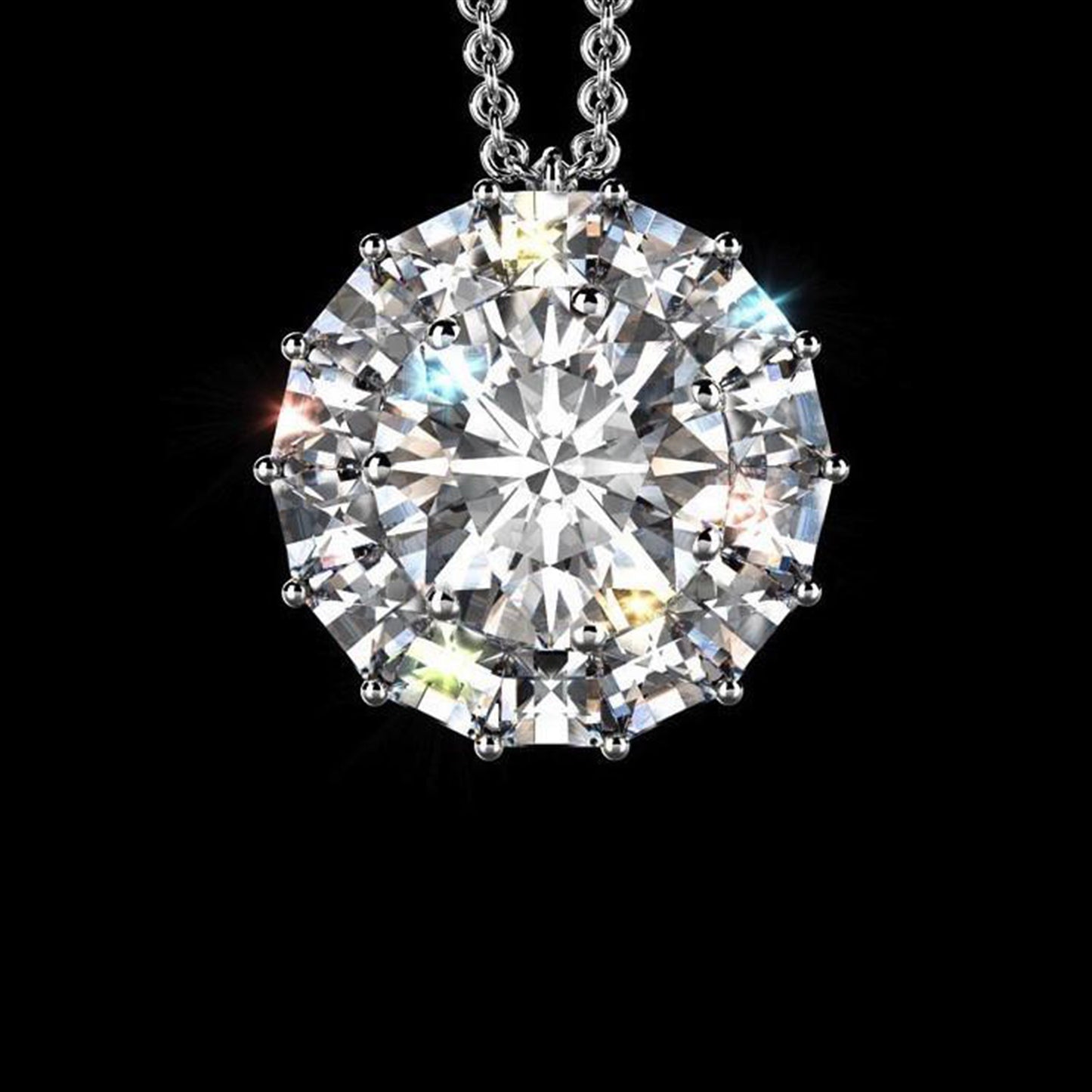 Necklace Brilliant Blaze Frame