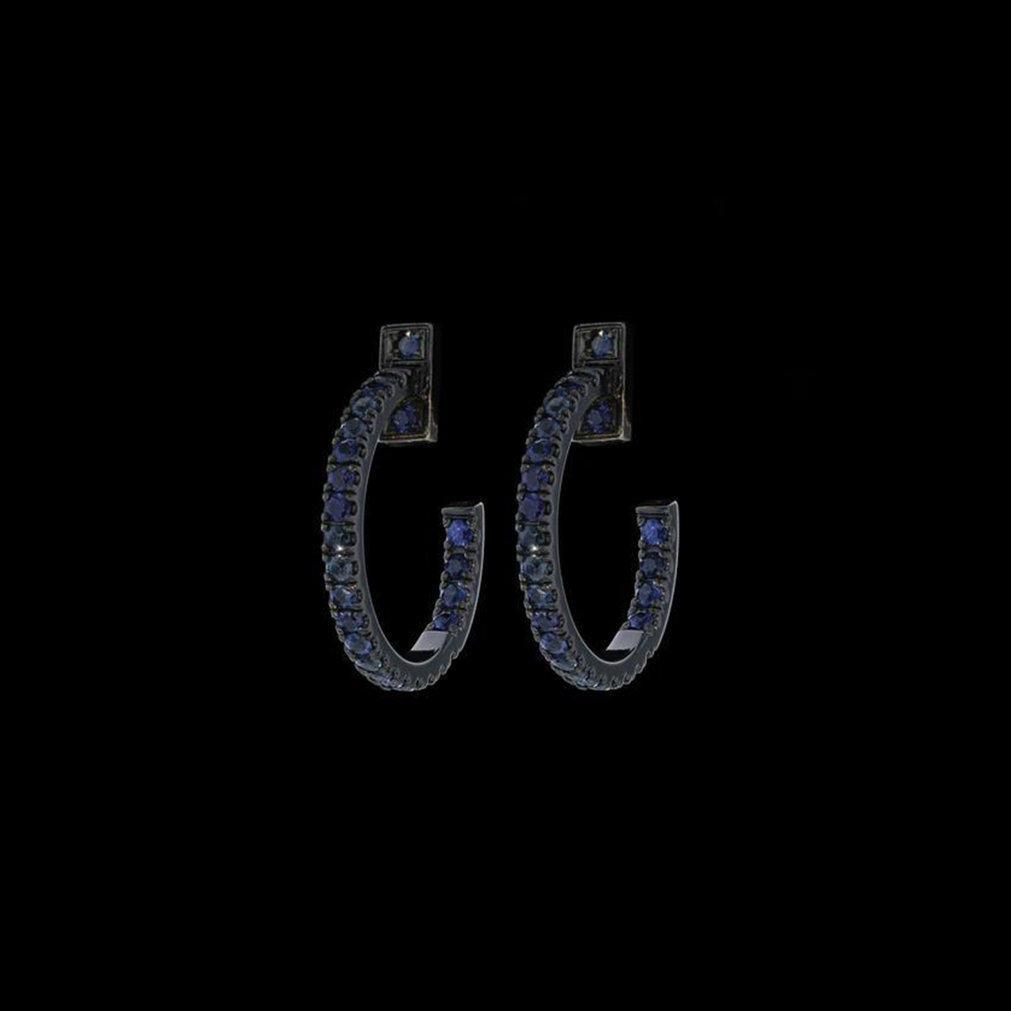 Hoop Sapphire 3/4"