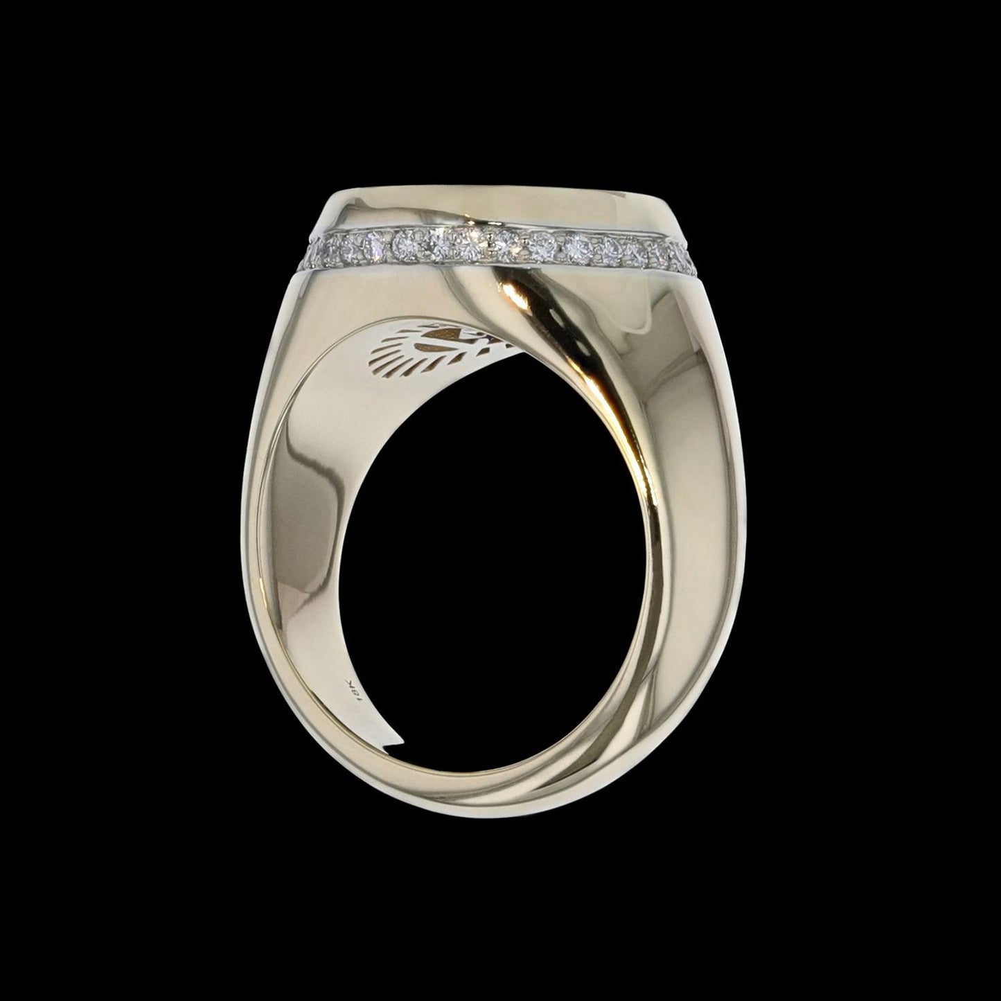 Ring Signet Oval Frame