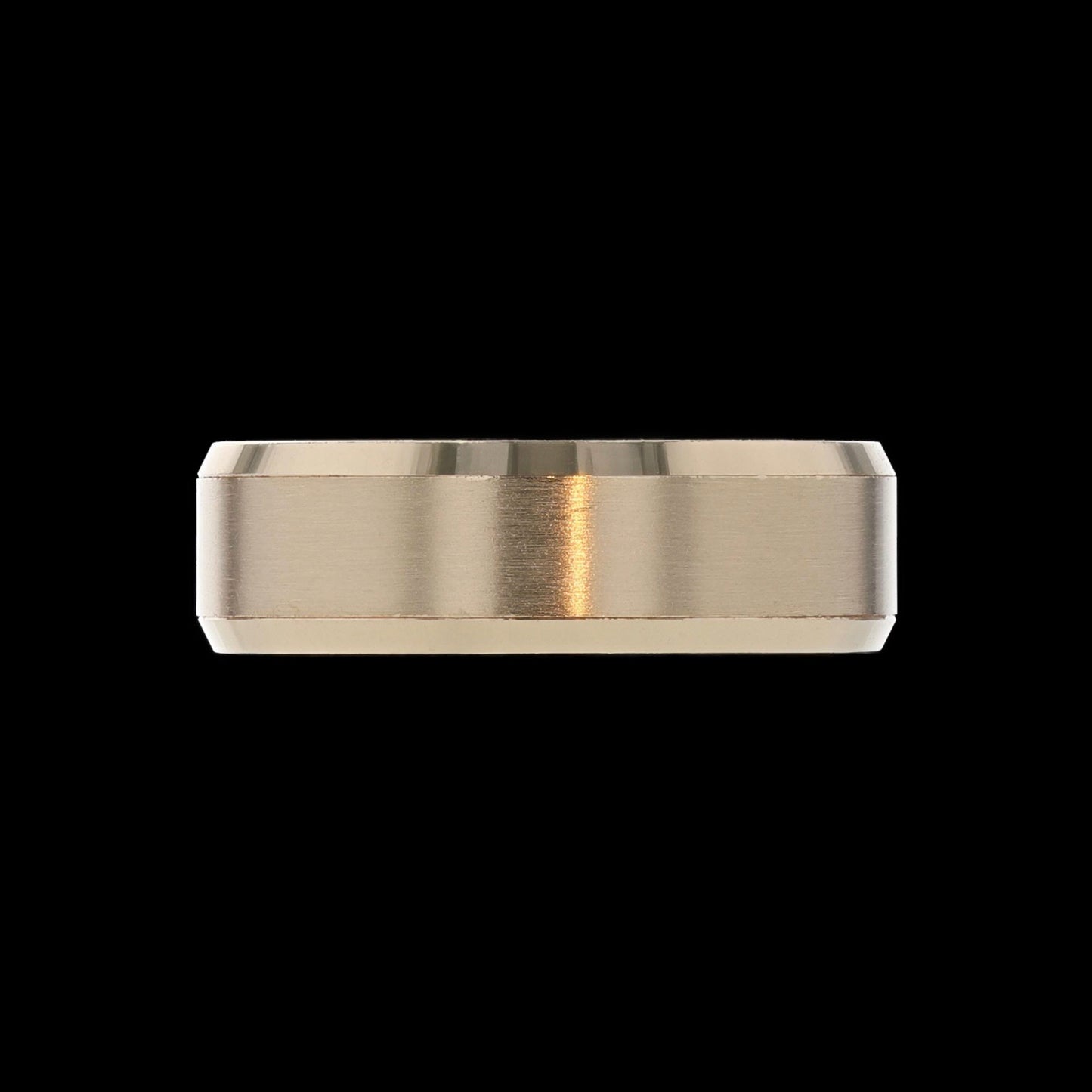 Band Bevel White Gold