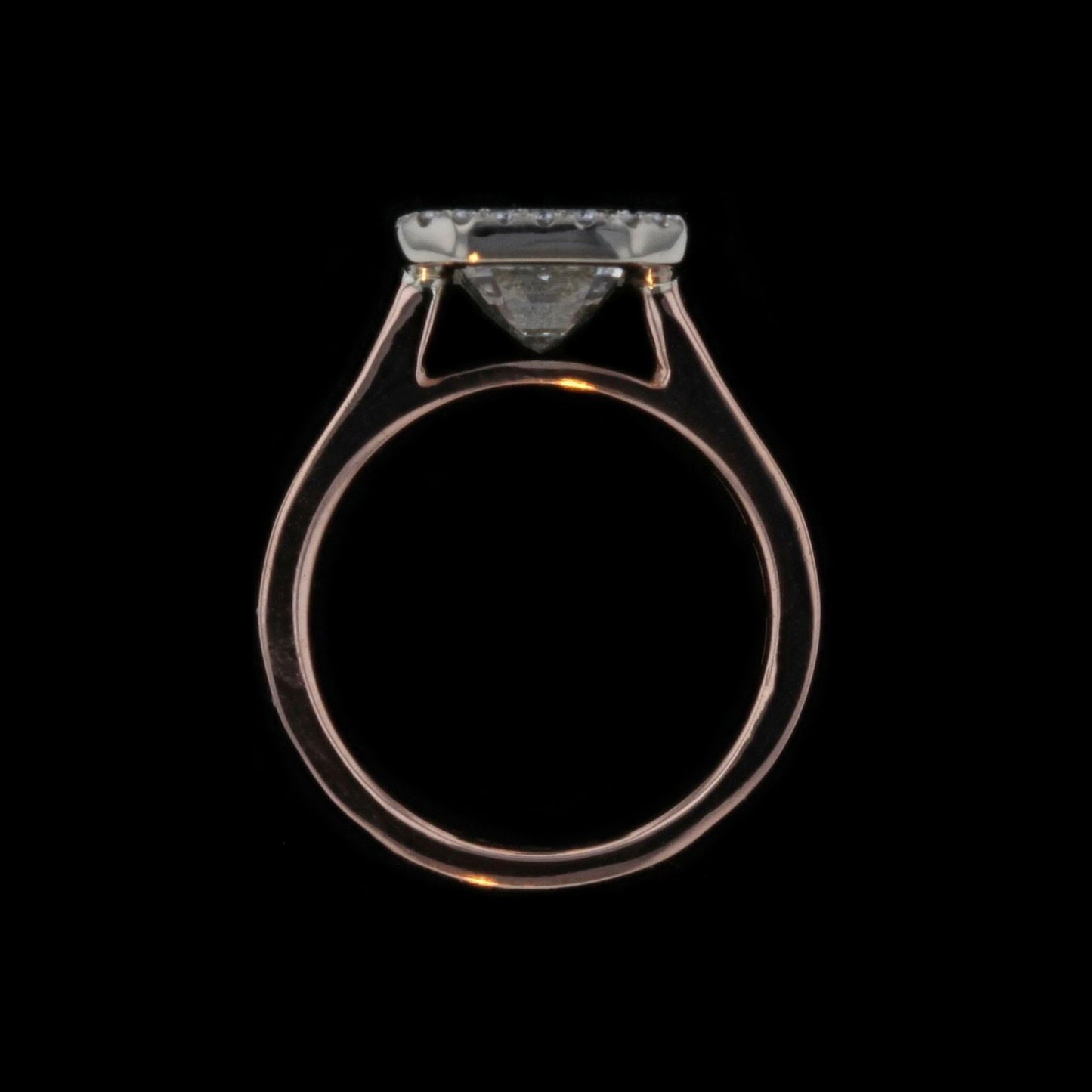 Ring Slide Emerald Baguette