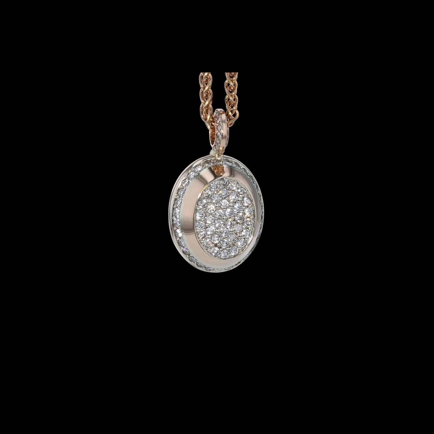 Pendant Cloud Oval Frame