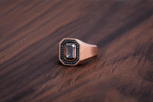Ring Signet Cognac