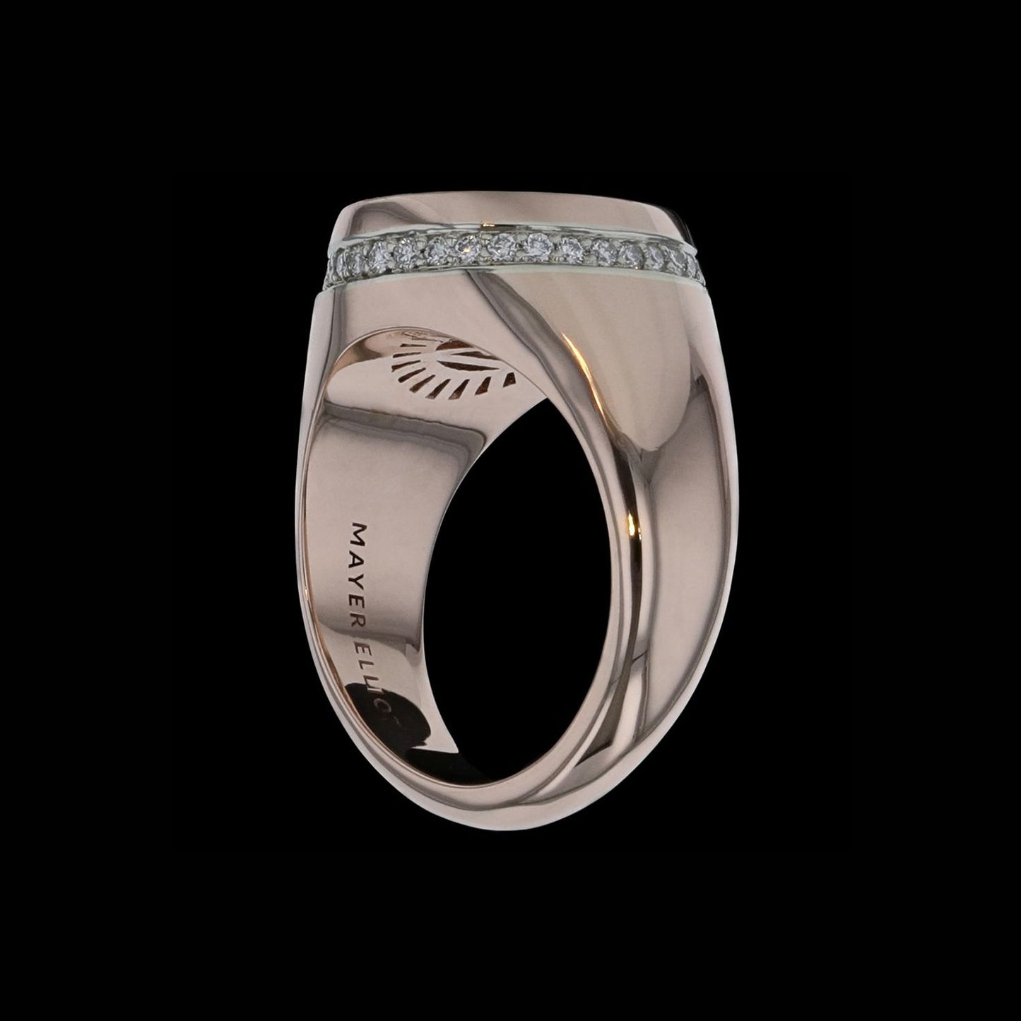 Ring Signet Oval Frame