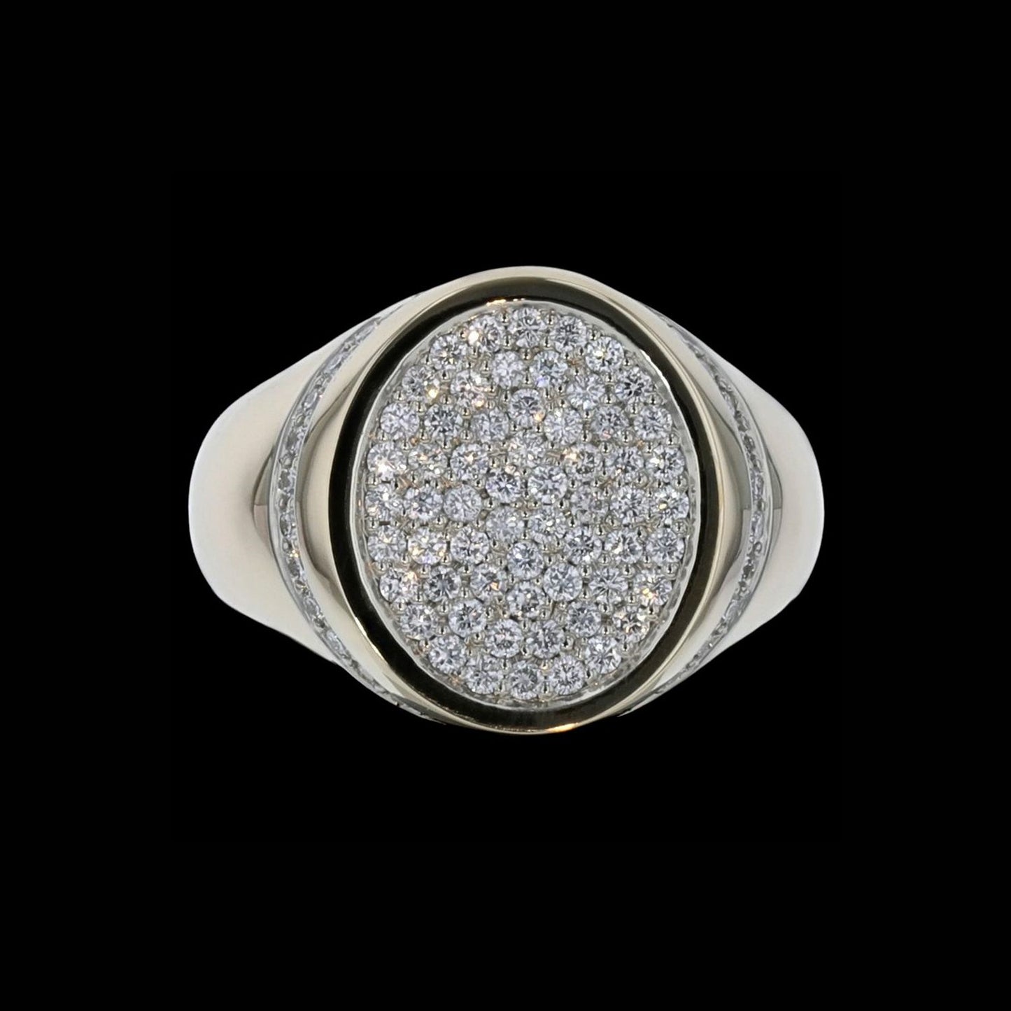Ring Signet Oval Frame