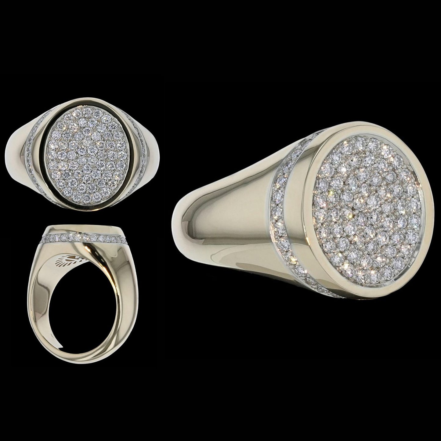 Ring Signet Oval Frame