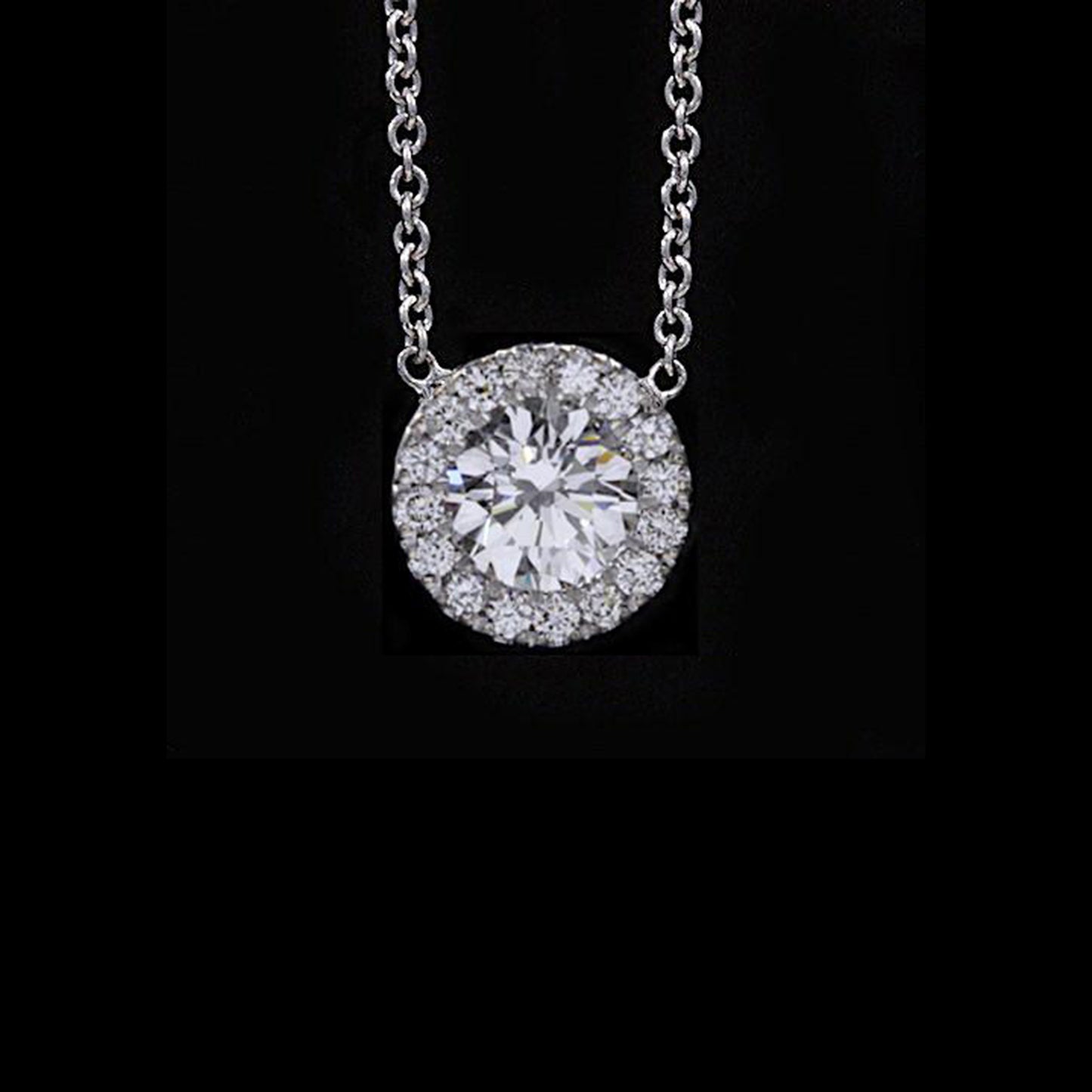 Necklace Brilliant Edge Frame