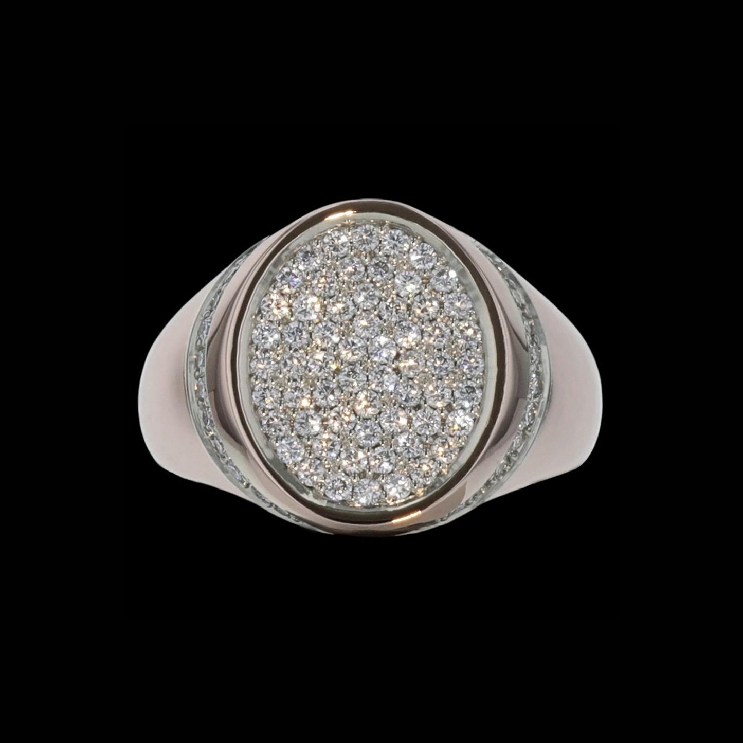 Ring Signet Oval Frame