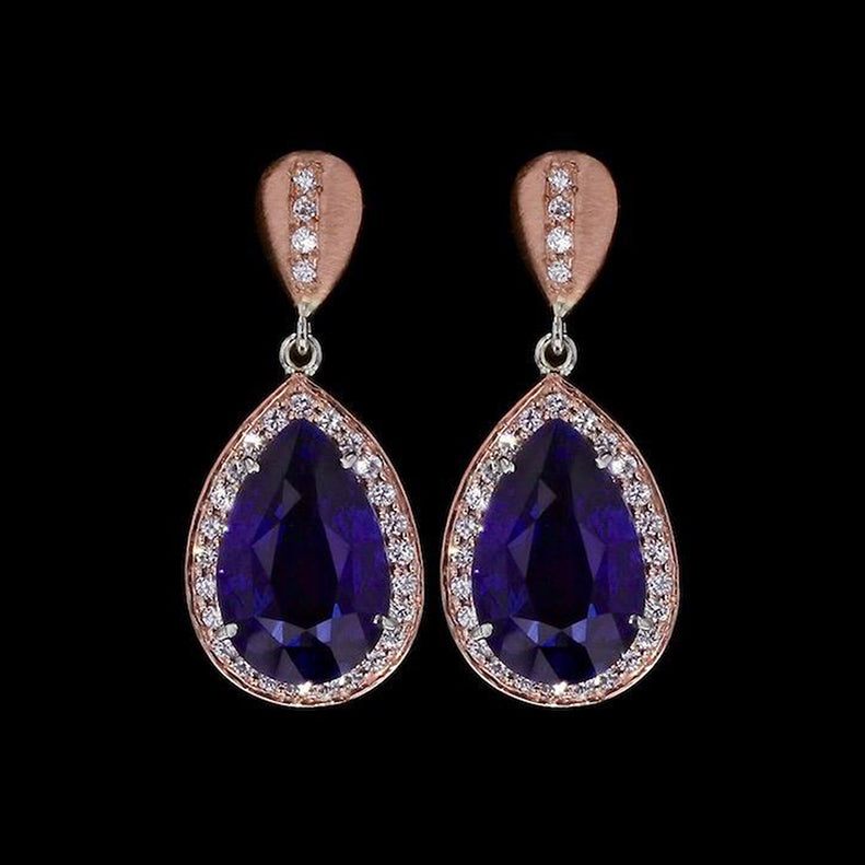 Ear Sapphire Rose