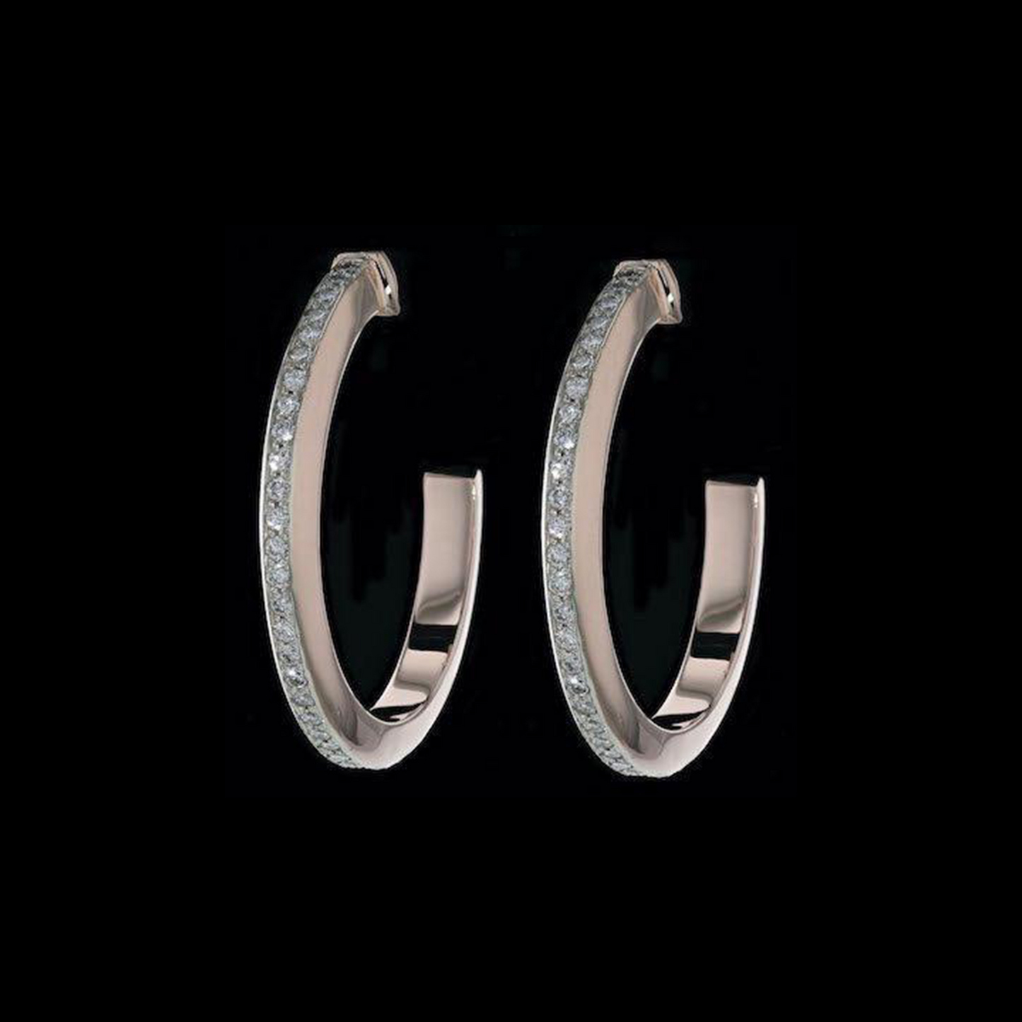 Hoop Cloud Diamond 1"