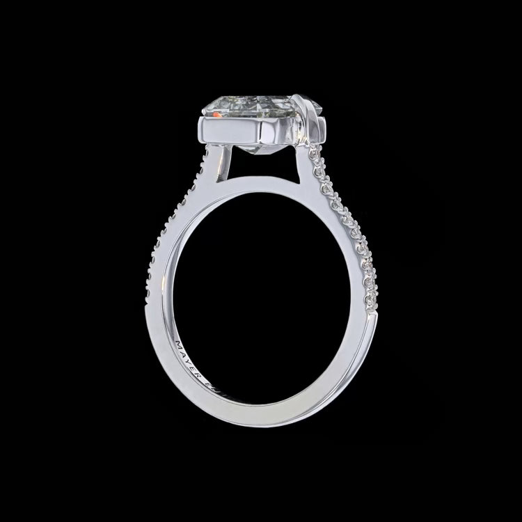 Ring Slide Naked Emerald