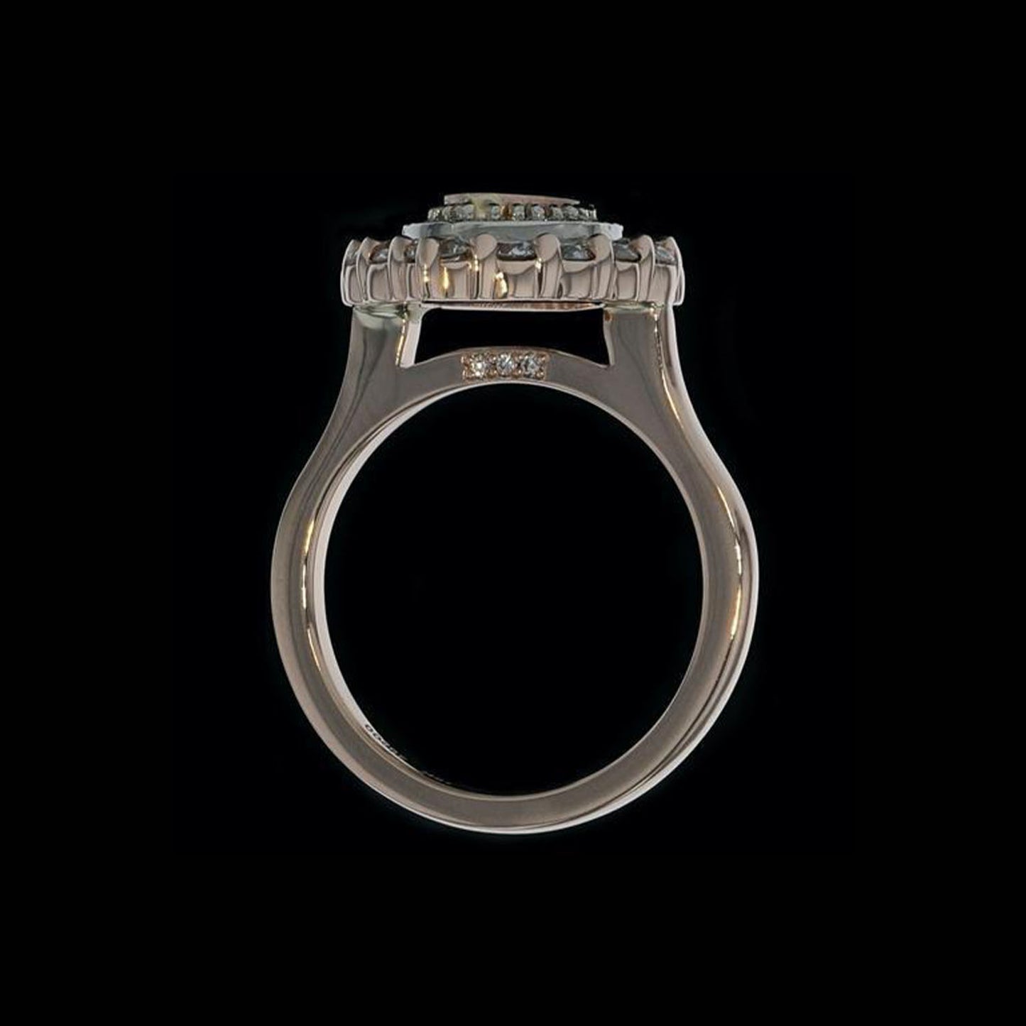 Ring Slide Marquise Rose Brilliant Frames