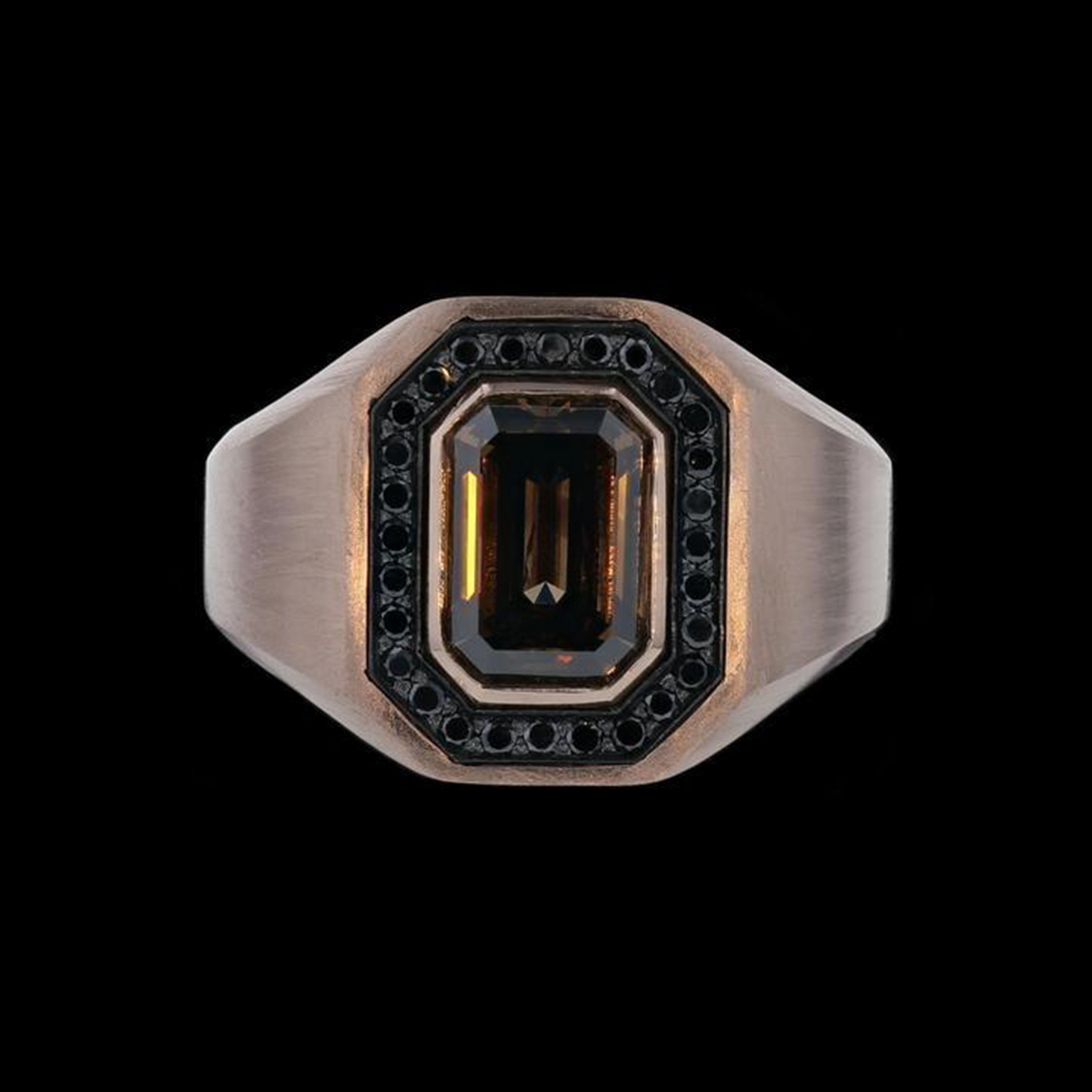 Ring Signet Cognac