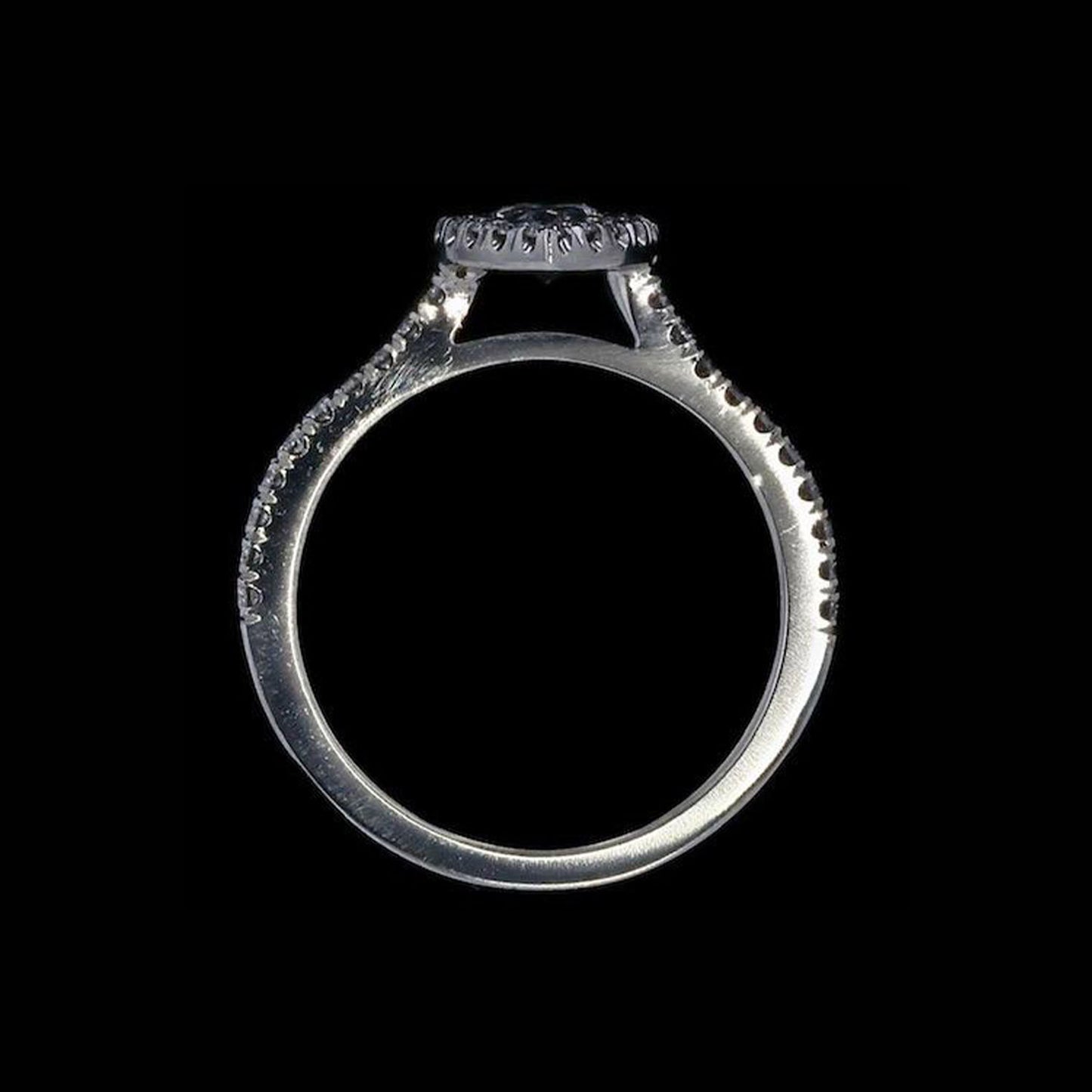 Ring Slide Pear Diamond .51