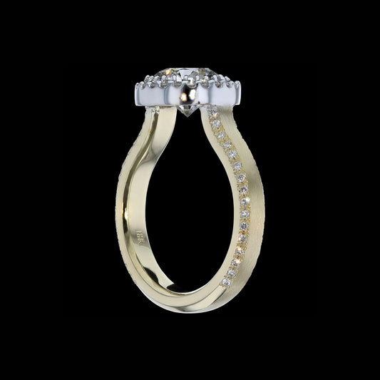 Ring Cloud Round Diamond