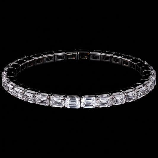 Bracelet Flex Emerald Diamonds