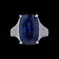 Ring Cloud Sapphire Cushion
