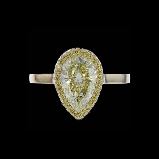 Ring Slide Pear Yellow