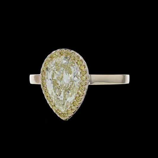 Ring Slide Pear Yellow