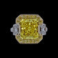 Ring Simple 3 Yellow Trapezoid