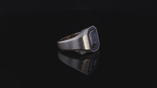 Ring Signet Cognac
